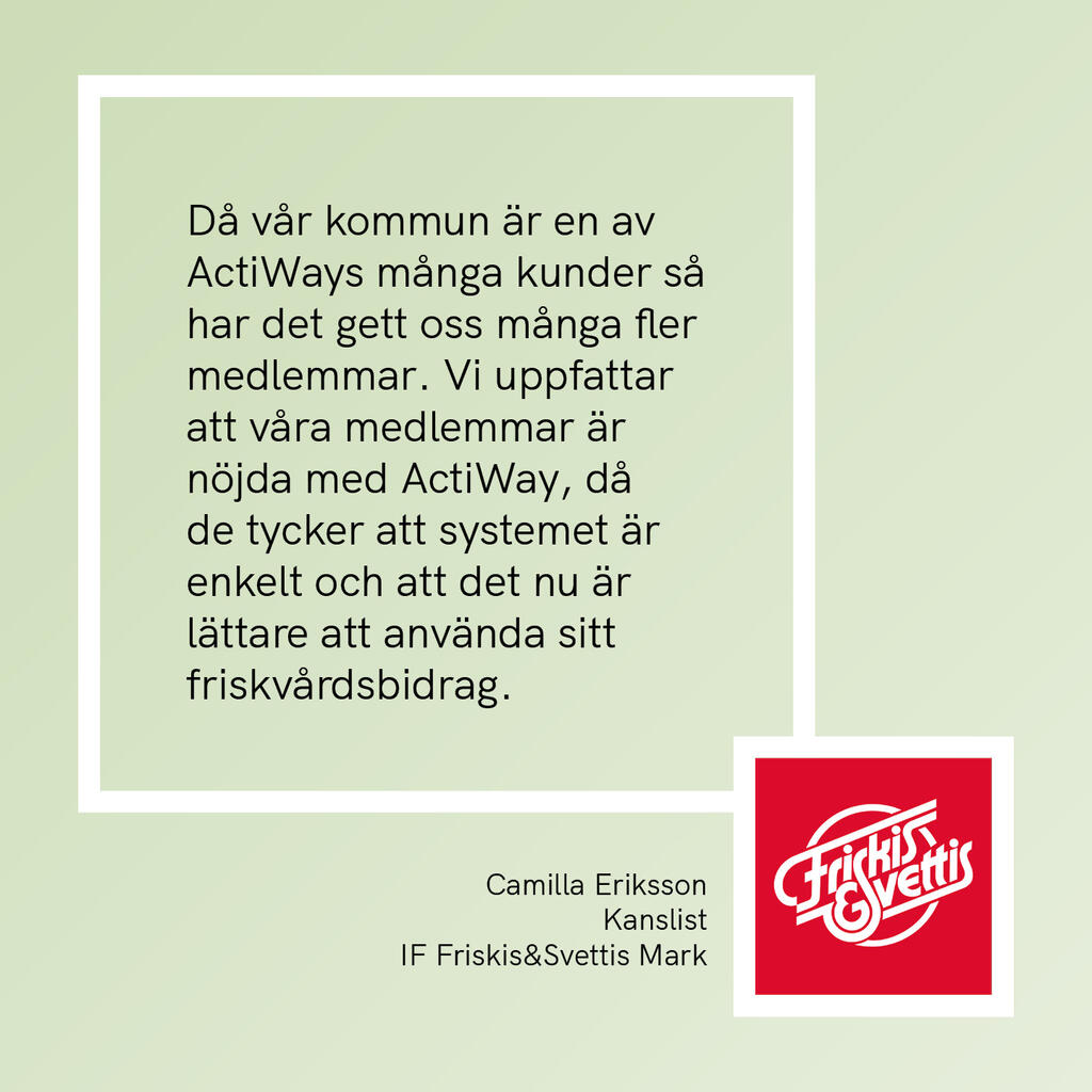 Friskis och svettis Mark